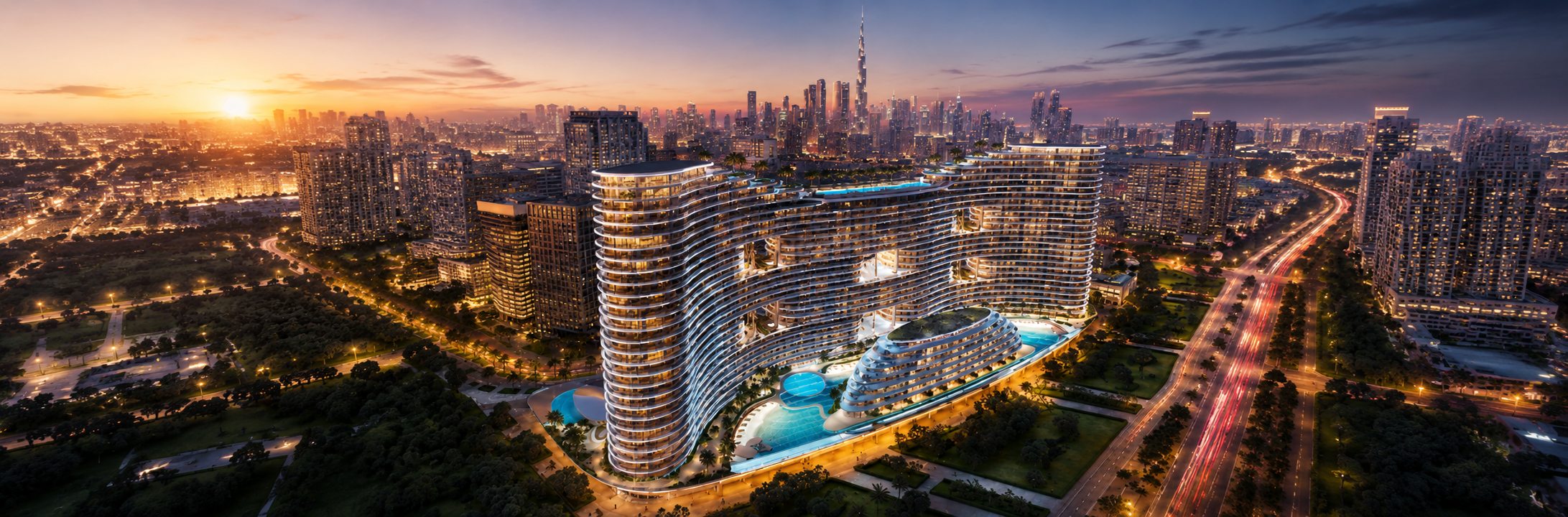 Aquarise Binghatti in Business Bay