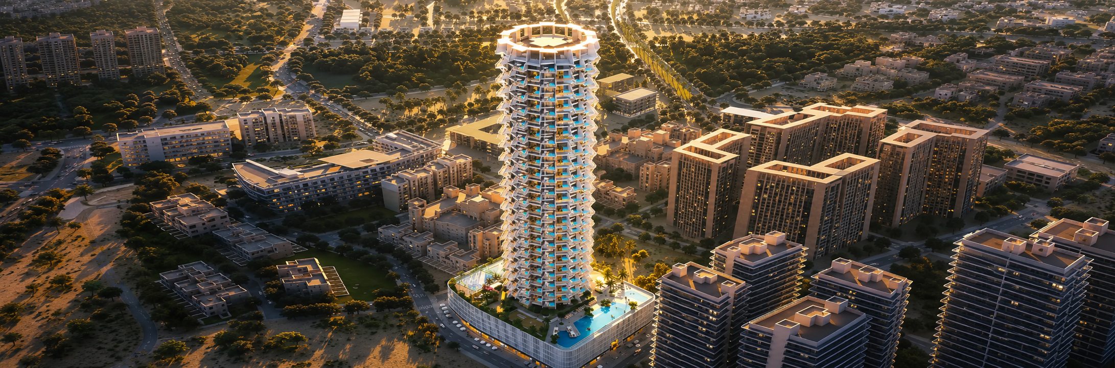 Grove Binghatti in Jumeirah Village Circle